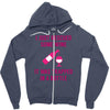 rescued some wine Zipper Hoodie