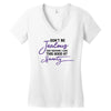 don't be jealous just because i look this good at seventy Women's V-Neck T-Shirt