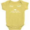 whiskers cat dog cute puppy animal baseball jersey Baby Onesie
