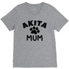 akita mum V-Neck Tee