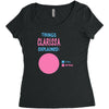 clarissa explained nothing Women's Triblend Scoop T-shirt