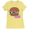 monster burger Ladies Fitted T-Shirt