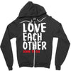 love each other Zipper Hoodie