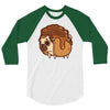 pancake pug 3/4 Sleeve Shirt