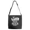 beer does not ask Adjustable Strap Totes