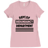 redundancy Ladies Fitted T-Shirt