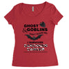 ghost &amp; goblins don't scare me! i survived carcionid cancer please sup Women's Triblend Scoop T-shirt