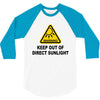 keep out of direct sunlight 3/4 Sleeve Shirt
