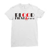 blood first Ladies Fitted T-Shirt