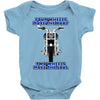 funny , fourtwo wheels, ideal gift, birthday present Baby Bodysuit