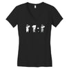zebra Women's V-Neck T-Shirt