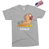 yoga pug exhale Exclusive T-shirt
