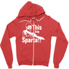 this is sparta  film Zipper Hoodie