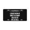 Super July Girl License Plate