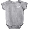 minimal typing bubble pocket tee Baby Onesie
