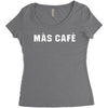 mas cafe Women's Triblend Scoop T-shirt