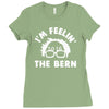 bernie sander 2016 feel the bern Ladies Fitted T-Shirt
