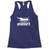 you want to hold my wiener Racerback Tank