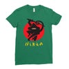 love ninja monkey banana Ladies Fitted T-Shirt