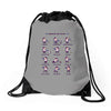 ray gun Drawstring Bags
