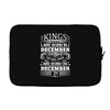 Real Kings Are Born On December 24 Laptop sleeve