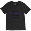 drop everything V-Neck Tee