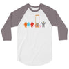 how they died 3/4 Sleeve Shirt
