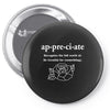 Appreciate Pin-back button