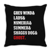 The Direwolves Throw Pillow