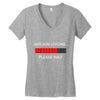 sarcasm loading Women's V-Neck T-Shirt