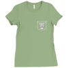 106. shield pocket 033 dv men tshirt black Ladies Fitted T-Shirt