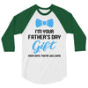 I'm Your Father's Day Gift  Says You're Welcome Baby Boy 3/4 Sleeve Shirt