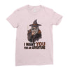 i want you for an adventure Ladies Fitted T-Shirt