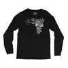 girl butterfly head Long Sleeve Shirts