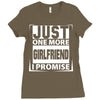 Just One More Girlfriend I Promise Ladies Fitted T-Shirt