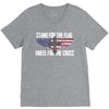 stand for the flag kneel for the cross V-Neck Tee