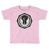 white and black Toddler T-shirt