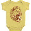 banana eating lion Baby Onesie