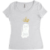 don't be a dick Women's Triblend Scoop T-shirt