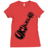ukulele Ladies Fitted T-Shirt