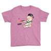 Cute Baby Painter's Dad Love Youth Tee
