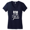 clockwork Women's V-Neck T-Shirt