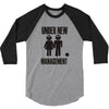 under new management stag night wedding mens 3/4 Sleeve Shirt