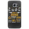 Born June Multitasking Problem Solving Tees Samsung Galaxy S7 Edge
