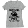 motorrad papa Ladies Fitted T-Shirt