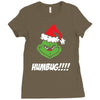 humbug grinch christmas Ladies Fitted T-Shirt