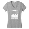 factory records Women's V-Neck T-Shirt
