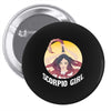 scorpio girl Pin-back button