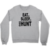 eat sleep hog hunt Crewneck Sweatshirt