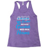 Saba Was Created because Grankids Need Real Heroes Racerback Tank